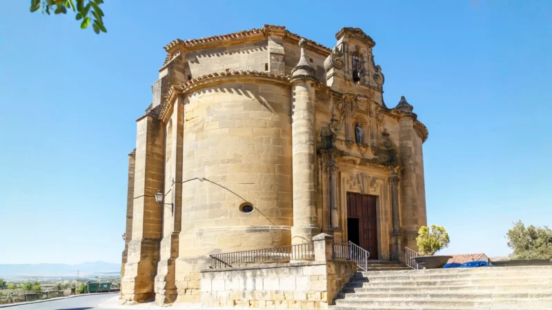 The Ermita del Santo Cristo de los Remedios in Briones, La Rioja, Spain