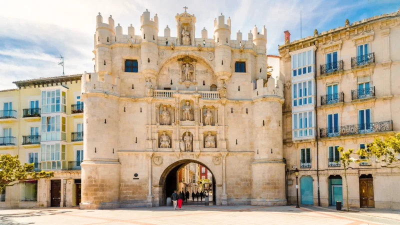 The Arco de Santa María gateway in Burgos, Castilla y León, Spain