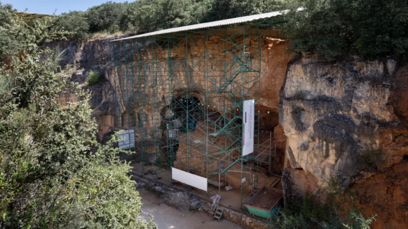 The Atapuerca archaeological site near Burgos, Castilla y León, Spain