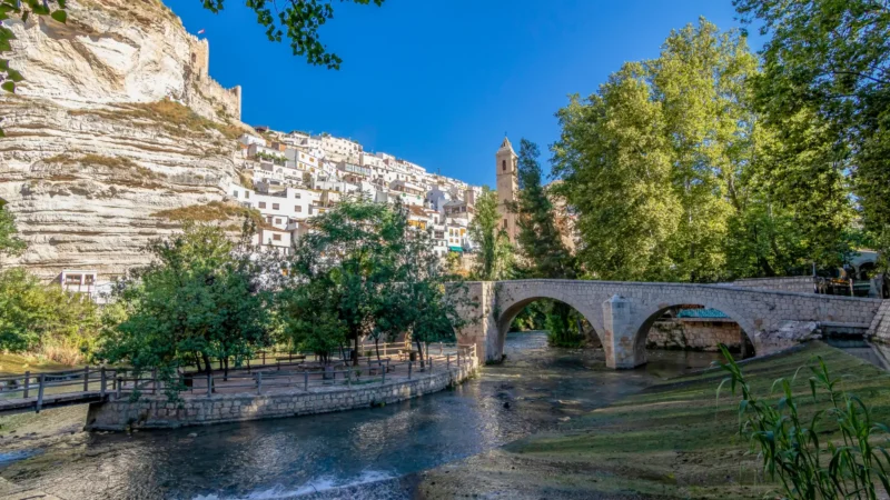 Alcalá del Júcar in the Júcar gorge, Castilla-La Mancha, Spain
