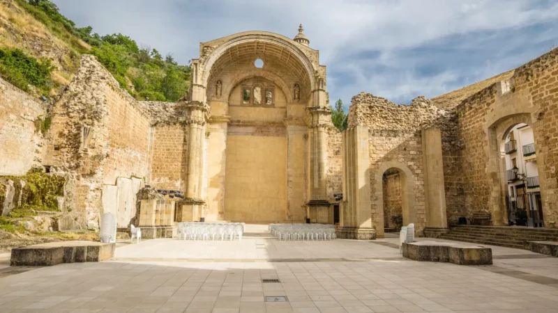 Ruins of Santa María church in Cazorla, Jaén, Andalucía