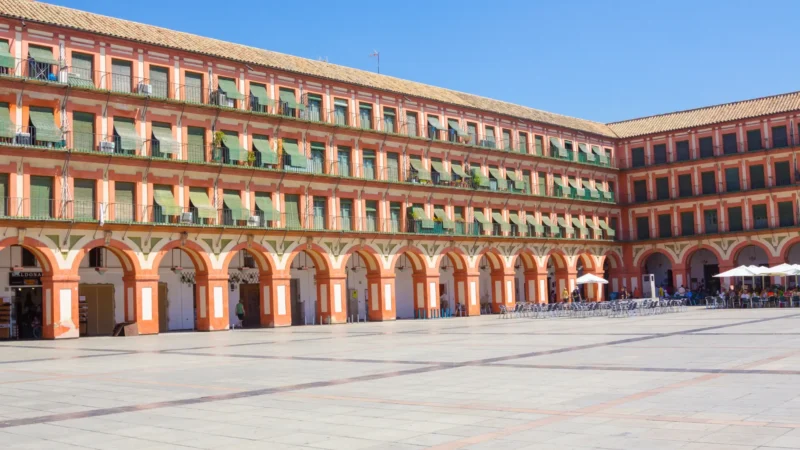 The Plaza de la Corredera in Córdoba, Andalucía, Spain