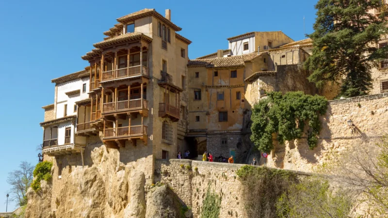 The hanging houses of Cuenca, Castilla-La Mancha, Spain