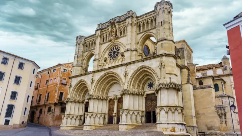 The Gothic cathedral of Cuenca, Castilla-La Mancha, Spain