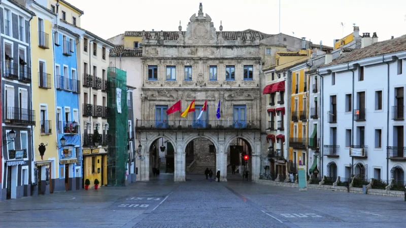 Plaza Mayor in Cuenca, Castilla-La Mancha, Spain