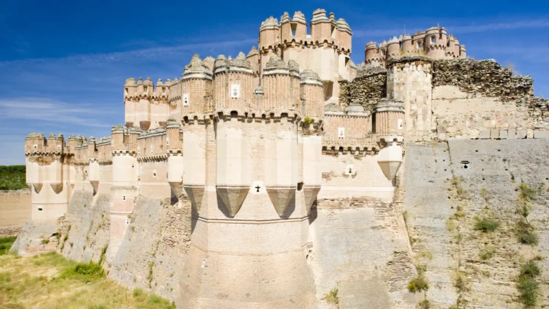 The brick Gothic-Mudéjar castle of Coca