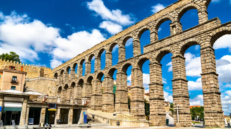 The Roman aqueduct of Segovia