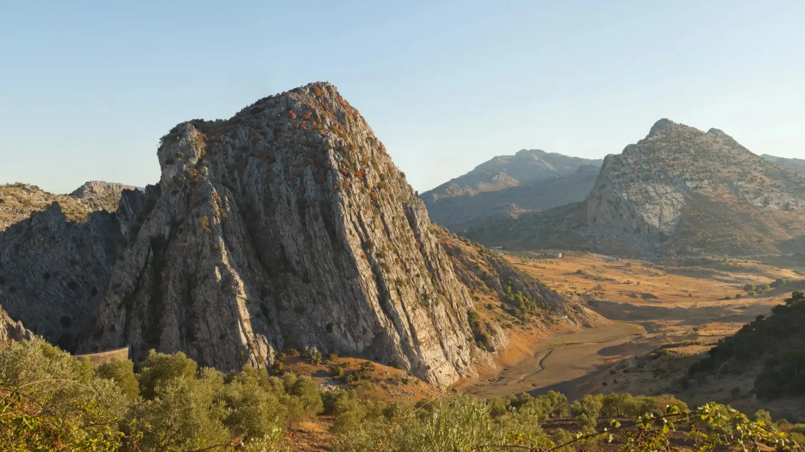 Limestone peaks of the Sierra de Grazalema Natural Park, Cádiz, Spain