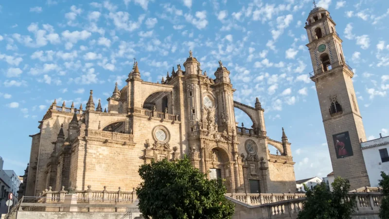 The Cathedral of the Holy Saviour in Jerez de la Frontera, Andalusia, Spain