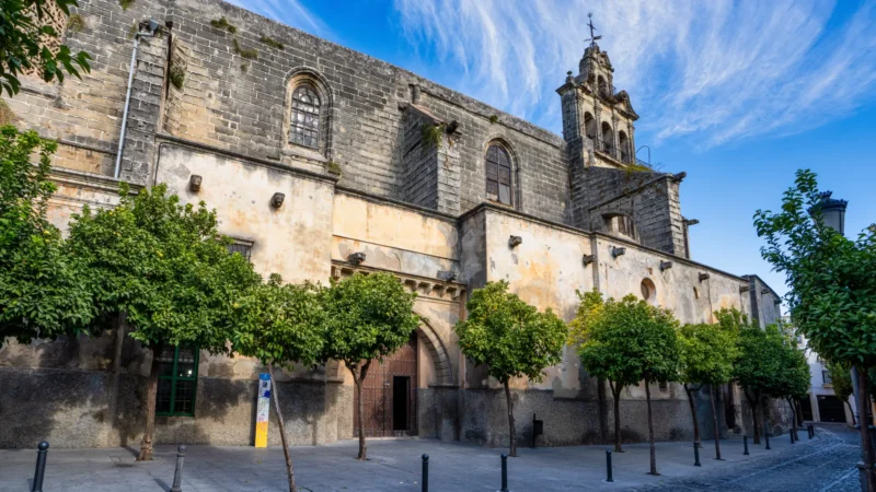 The Gothic-Mudéjar church of San Marcos in Jerez de la Frontera, Andalusia, Spain