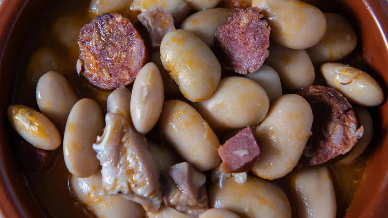 El judion de La Granja" typical food from Segovia, recipe with cuttlefish, Catilla y Leon, Spain
