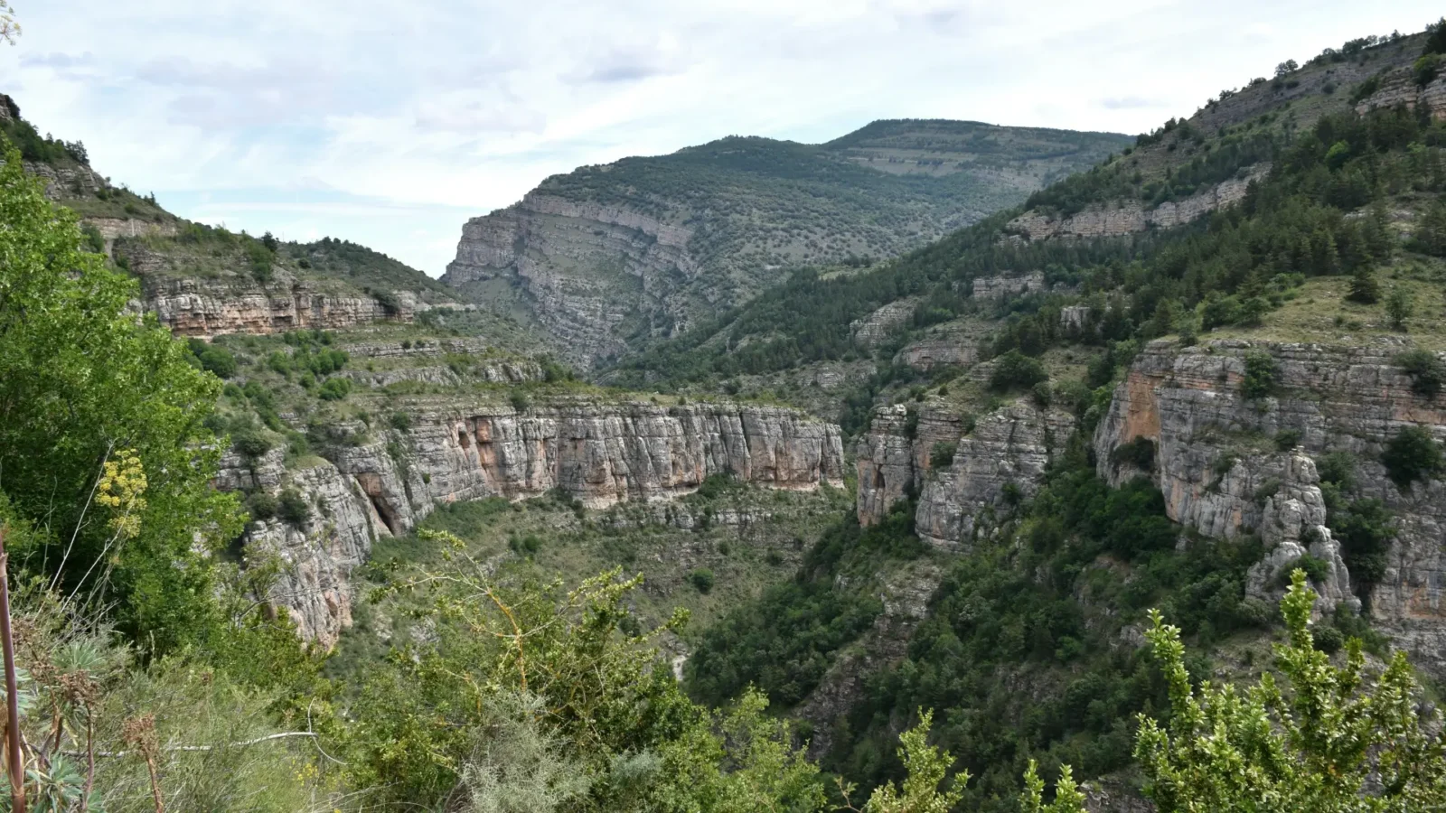 The Leza river canyon near Soto en Cameros, La Rioja, Spain