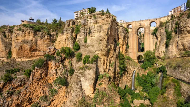 The Puente Nuevo bridge over the El Tajo gorge in Ronda, Andalucía