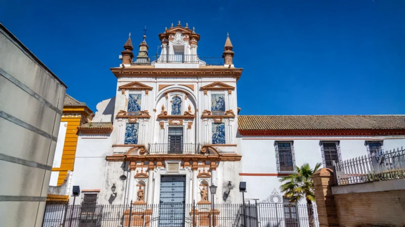 The baroque church of the Hospital de la Caridad in Seville, Andalucía, Spain