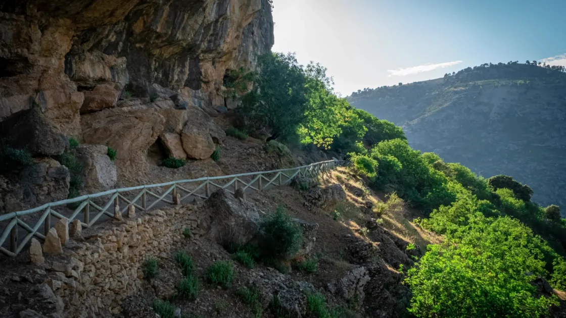 The Cerrada del Utrero gorge walkway in the Sierra de Cazorla, Jaén, Andalucía, Spain