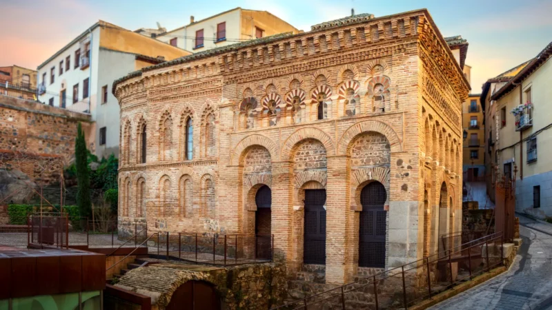 The tenth-century Mezquita del Cristo de la Luz in Toledo, Castilla-La Mancha, Spain