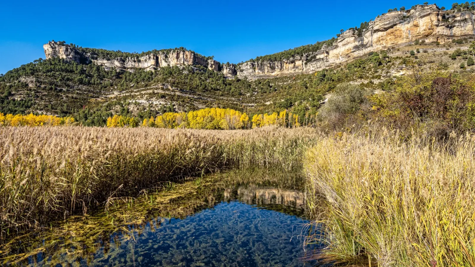 The Laguna de Uña and Serranía de Cuenca around Uña, Castilla-La Mancha, Spain