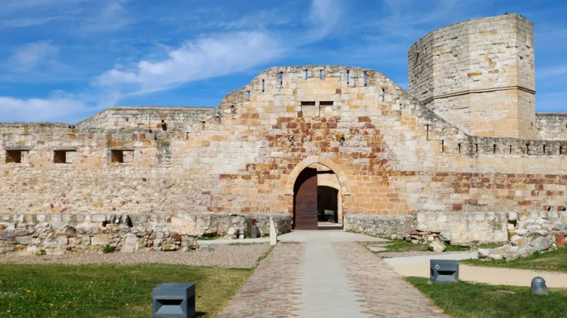 The 11th-century Castillo de Zamora and its keep, Castilla y León, Spain